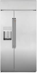 48 Inch Counter Depth Built-In Side by Side Smart Refrigerator with 28.7 Cu. Ft. Total Capacity, AutoFill Button, LED Lighting, Climate Controlled Drawer, Adjustable Spill-Proof Shelves, Ice Maker, Filtered Water/Ice Dispenser, CSA, and UL Listed