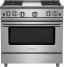36 Inch Freestanding Gas Range with 4 Open Burners