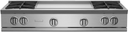 48 Inch Gas Rangetop with 4 Open Burners