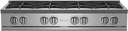 48 Inch Gas Rangetop with 8 Open Burners