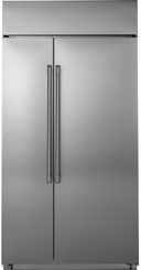 42 Inch, 25.1 Cu. Ft. Smart Built-In Side-by-Side Refrigerator