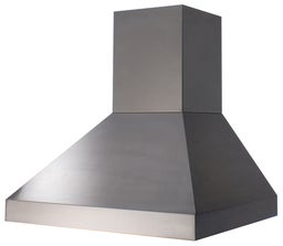 Stainless Steel, 36 Inch, Includes 2 pc. Duct (18"w) and 600 CFM in-hood blower 