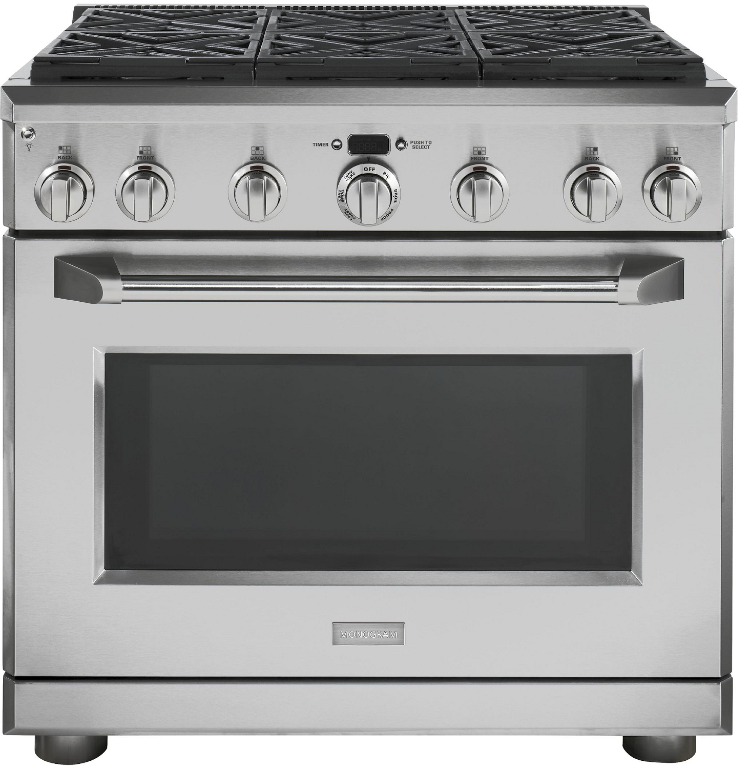 Monogram ZDP366NPSS 36 Inch ProStyle Freestanding Dual Fuel Range with