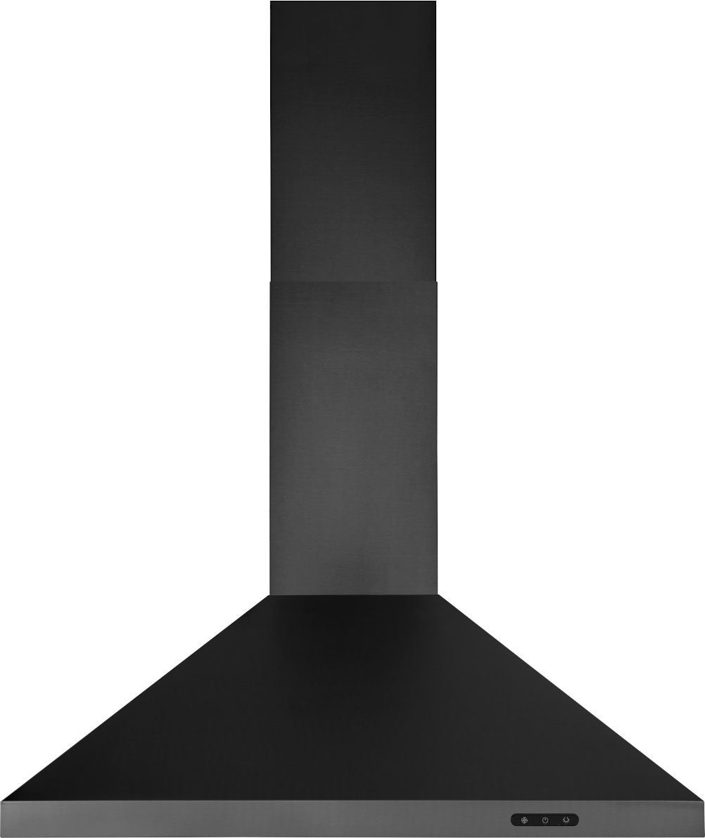 Broan EW4830BLS 30 inch Convertible Black Stainless Chimney Range Hood