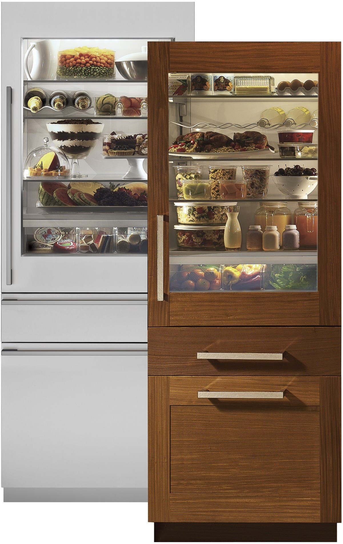 Monogram ZIK30GNNII Panel Ready, Glass Door