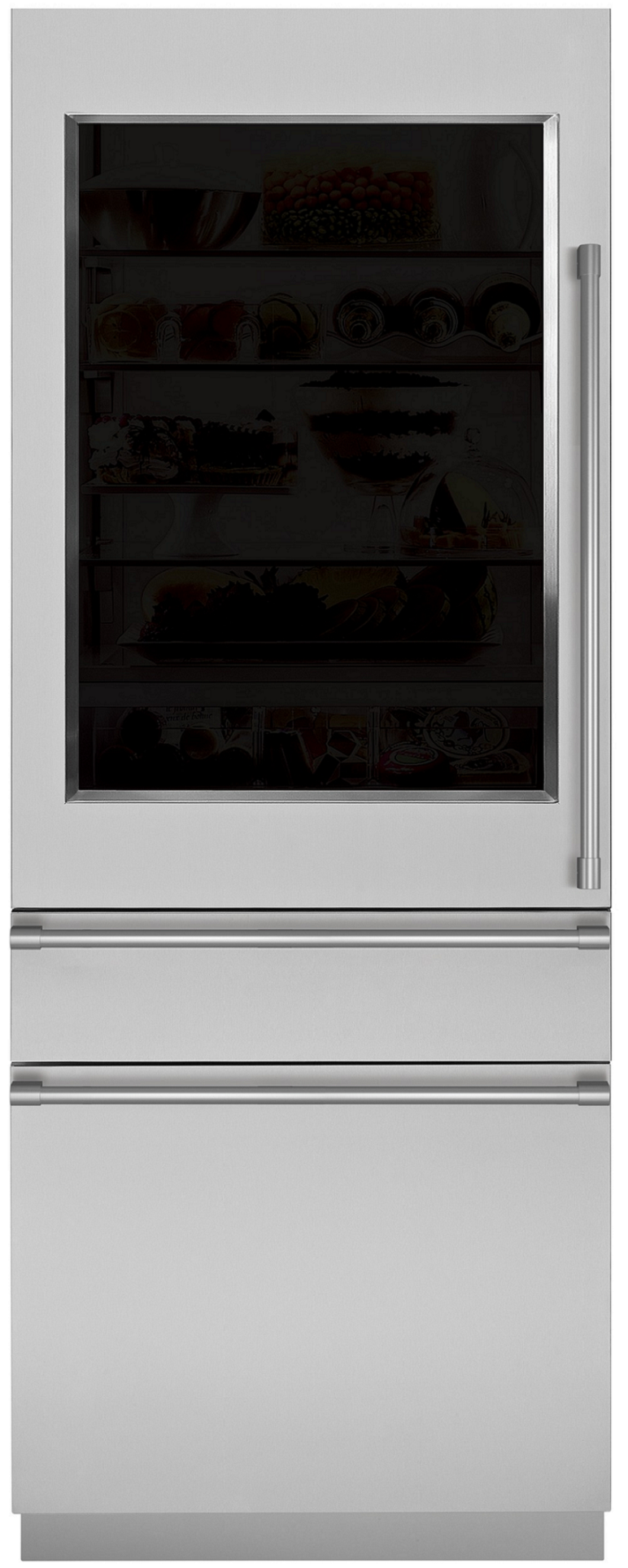 Monogram ZIK30GNNII Panel Ready, Glass Door