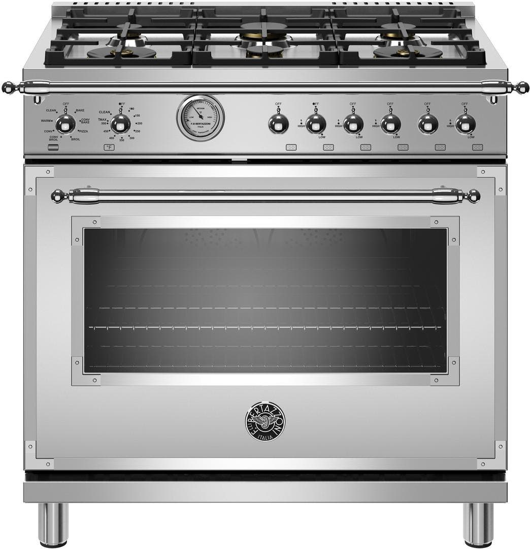 Bertazzoni HERT366GASXT Stainless Steel, Natural Gas