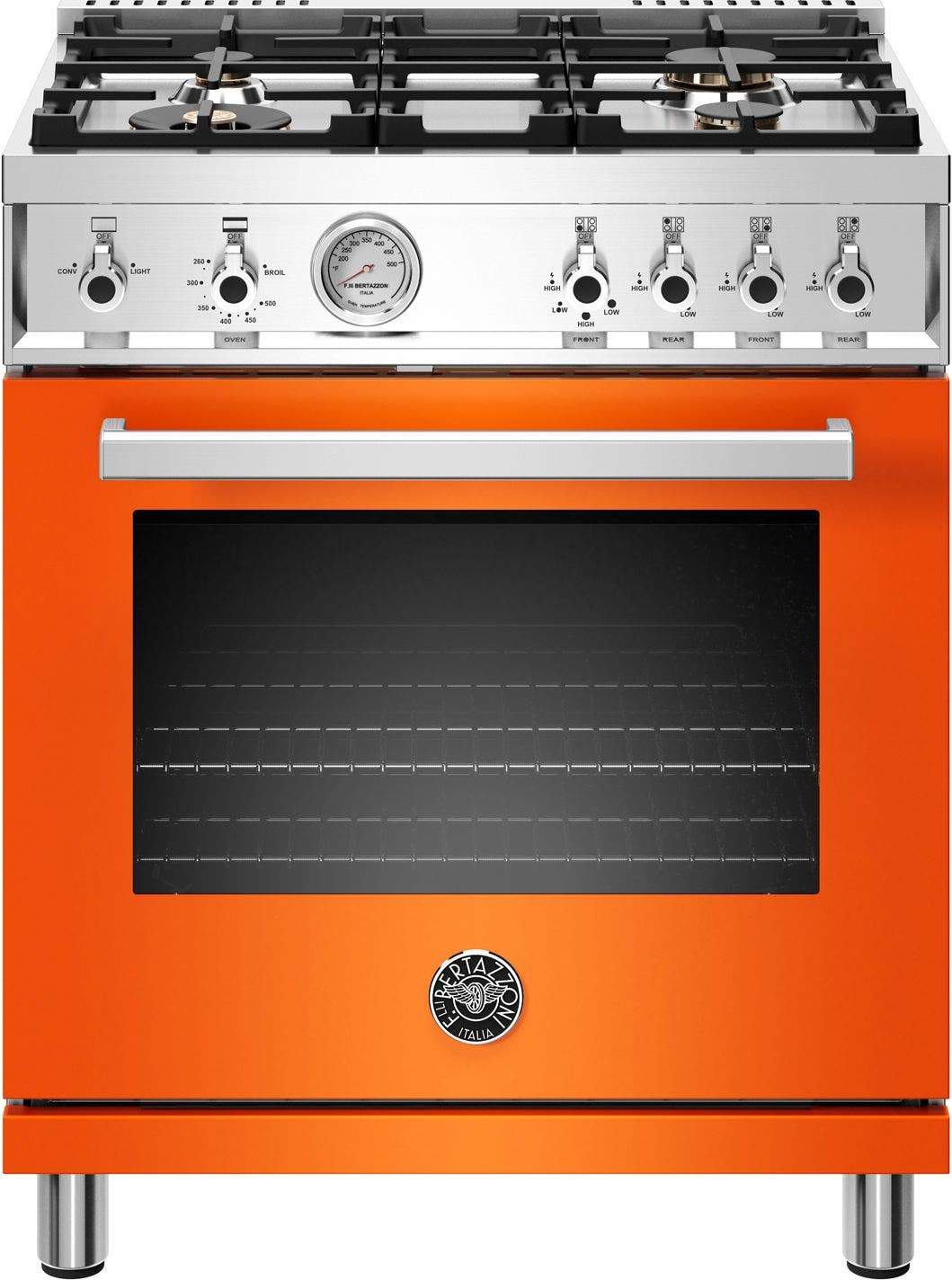 Bertazzoni PROF304GASART Arancio Orange