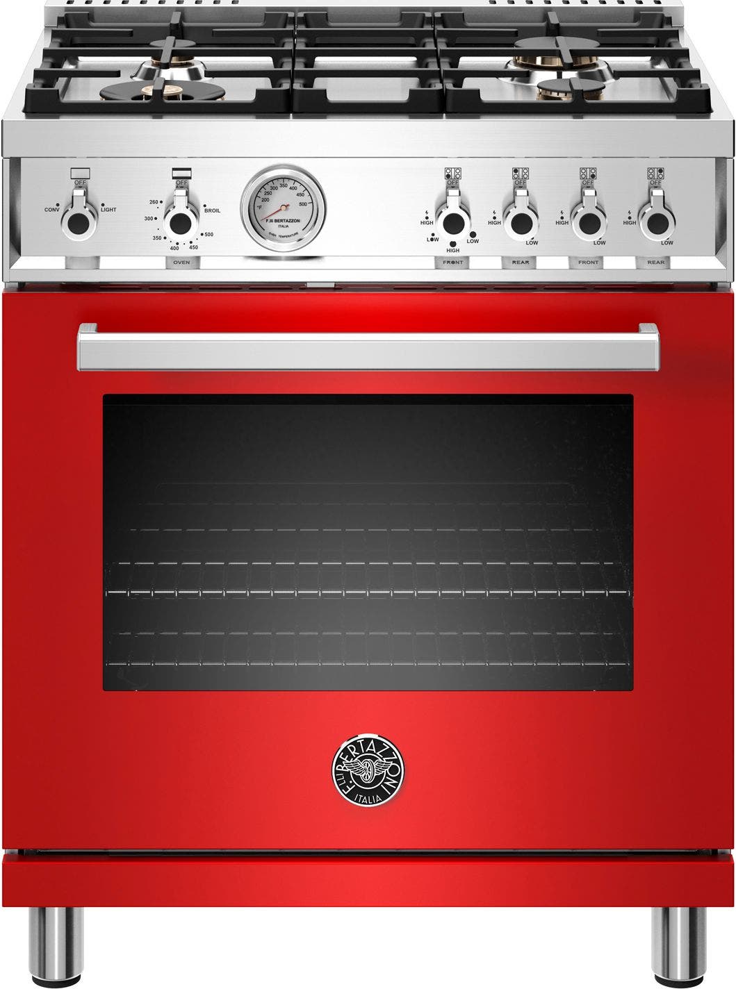 Bertazzoni PROF304GASROT Rosso Red