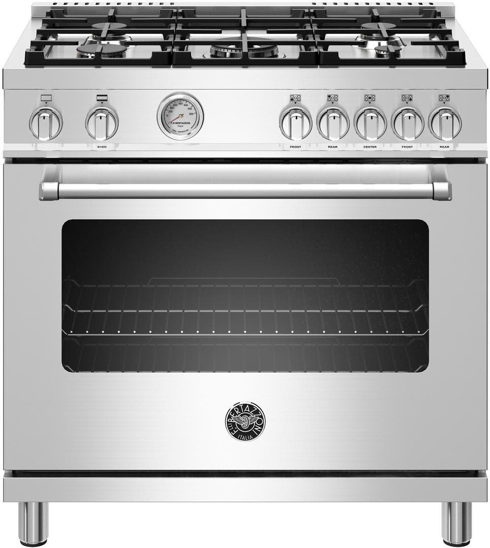 Bertazzoni MAST365GASXELP Stainless Steel, Liquid Propane