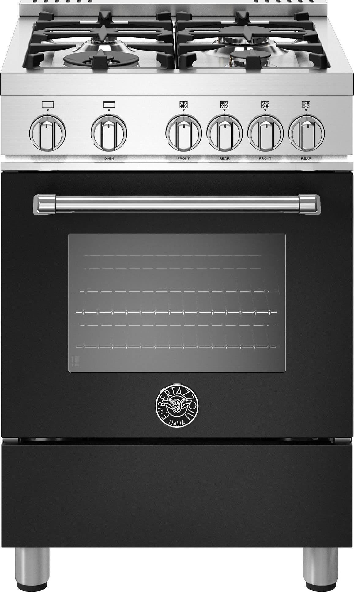 Bertazzoni MAST244GASNEE Matte Black, Natural Gas