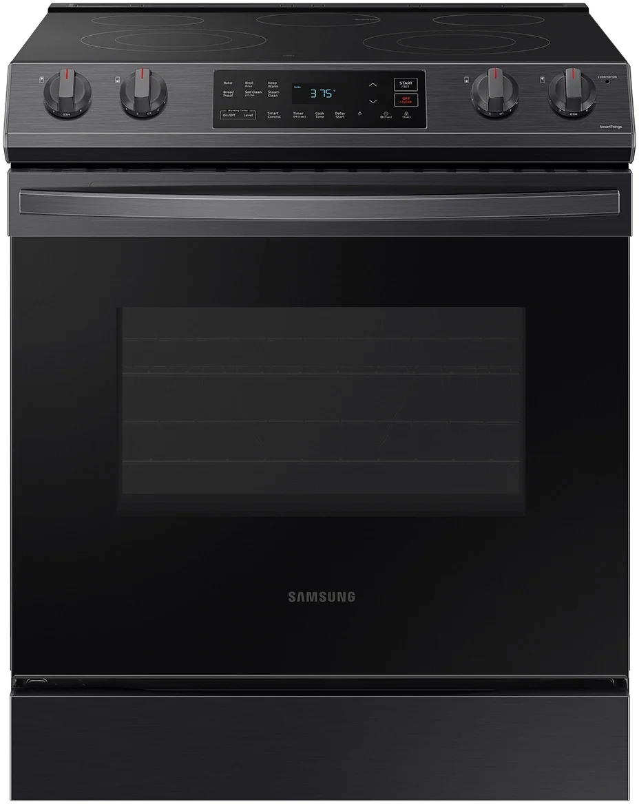 Samsung NE63T8111SG 30 Inch SlideIn Electric Smart Range with 5