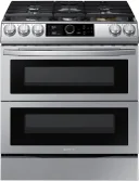 6.3 cu. ft. Flex Duo™ Front Control Slide-in Dual Fuel Range with Smart Dial, Air Fry, and Wi-Fi