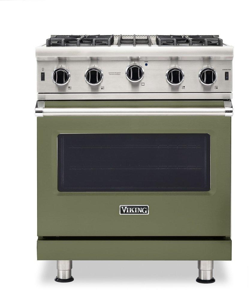 Viking VGIC53024BCY Cypress Green, Natural Gas