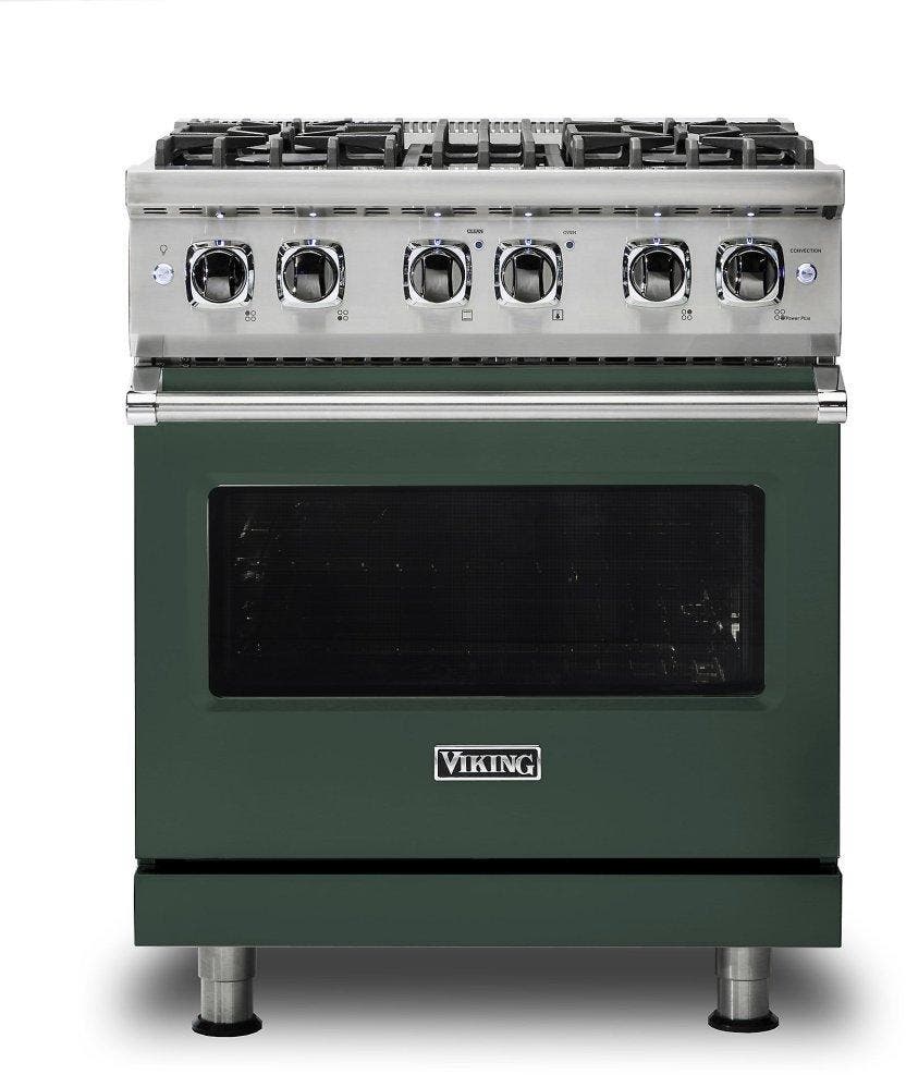 Viking VDR5304BBF Blackforest Green, Natural Gas
