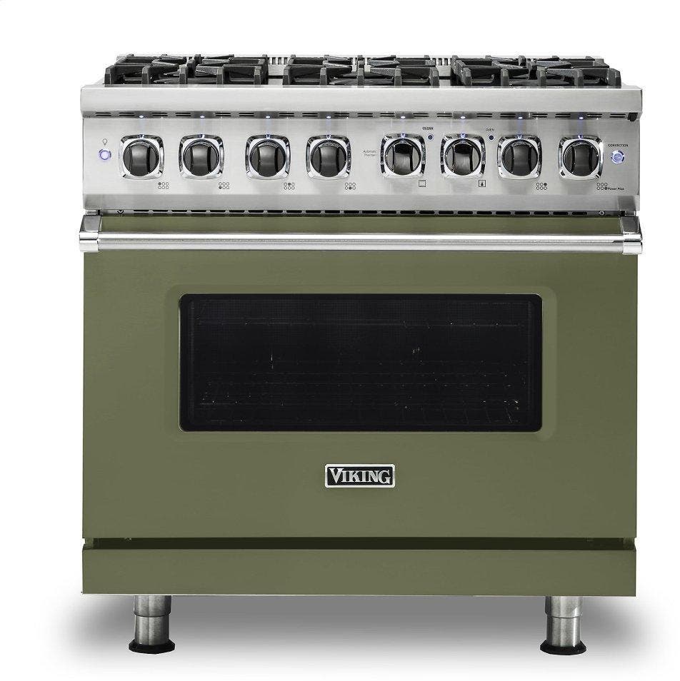 Viking VDR5366BCY Cypress Green, Natural Gas