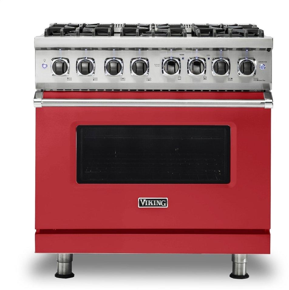 Viking VDR5366BSM San Marzano Red, Natural Gas