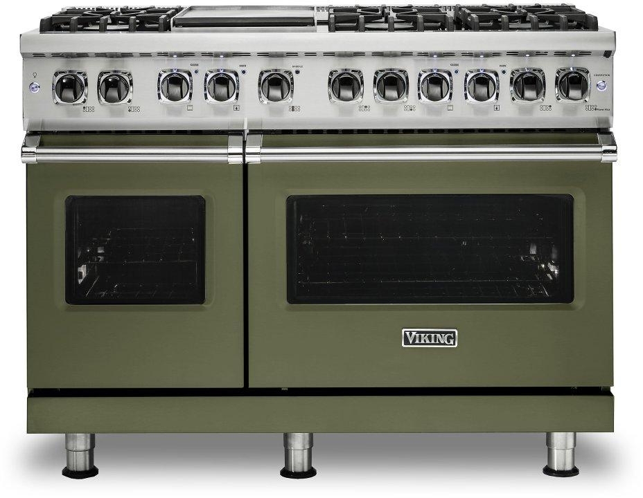 Viking VDR5486GCY Cypress Green, Natural Gas