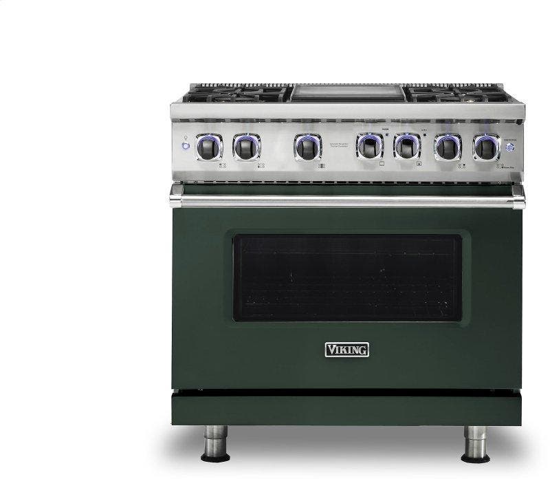 Viking VDR73624GBFLP Blackforest Green, Liquid Propane