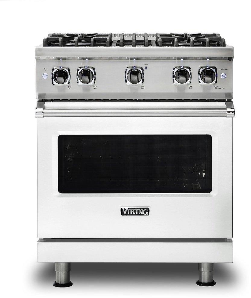 Viking VGR5304BFW Frost White, Natural Gas