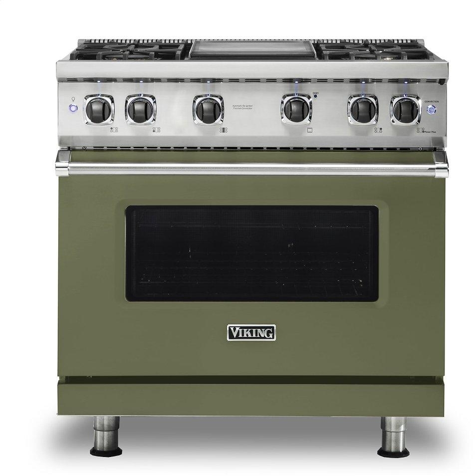 Viking VGR5364GCY Cypress Green, Natural Gas