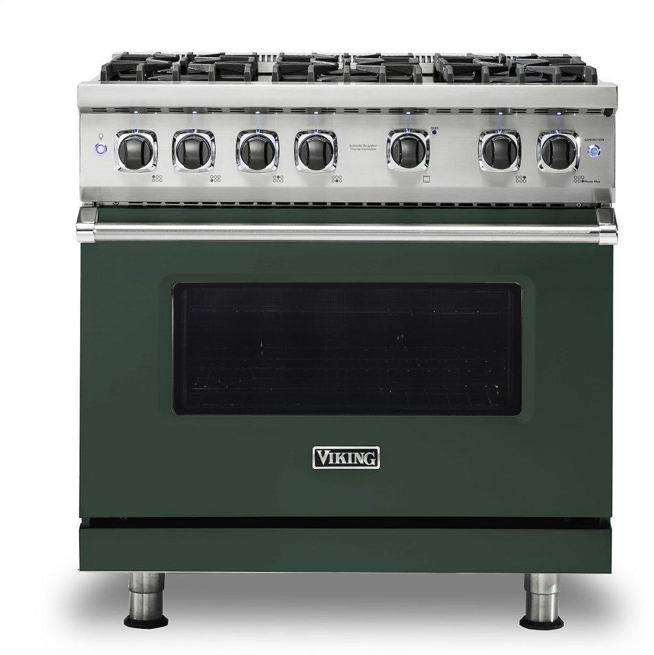 Viking VGR5366BBF Blackforest Green, Natural Gas