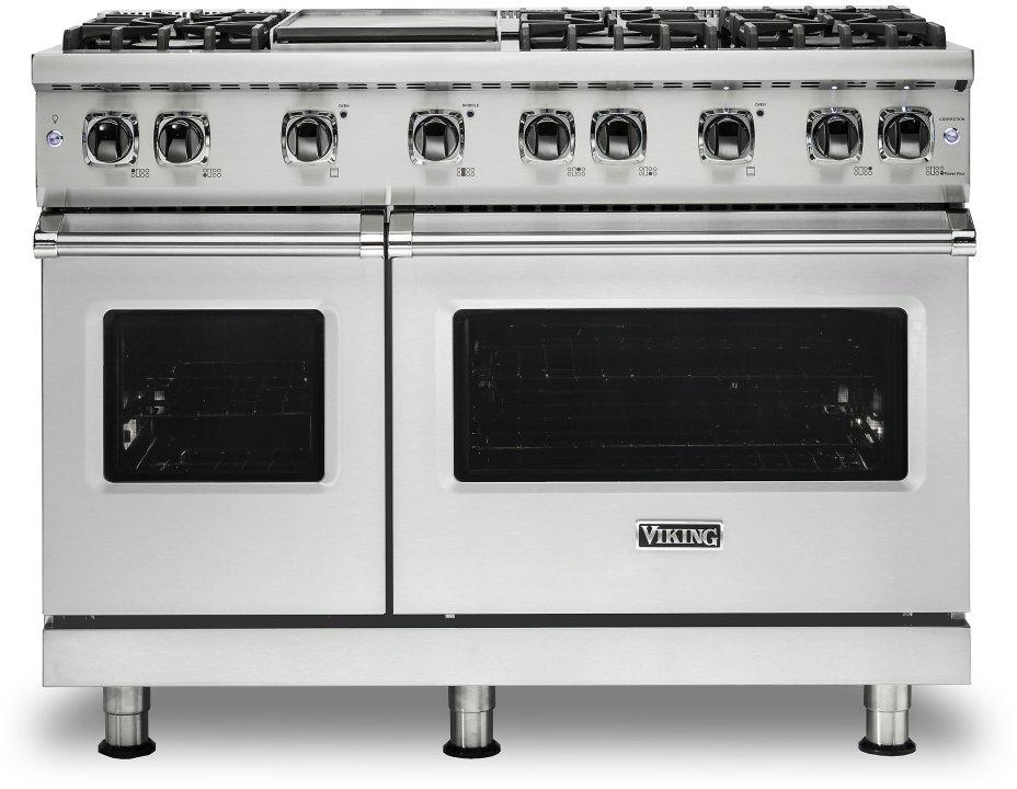 Viking VGR5486GFW Frost White, Natural Gas