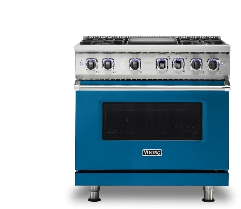 Viking VGR73624GAB Alluvial Blue with Natural Gas