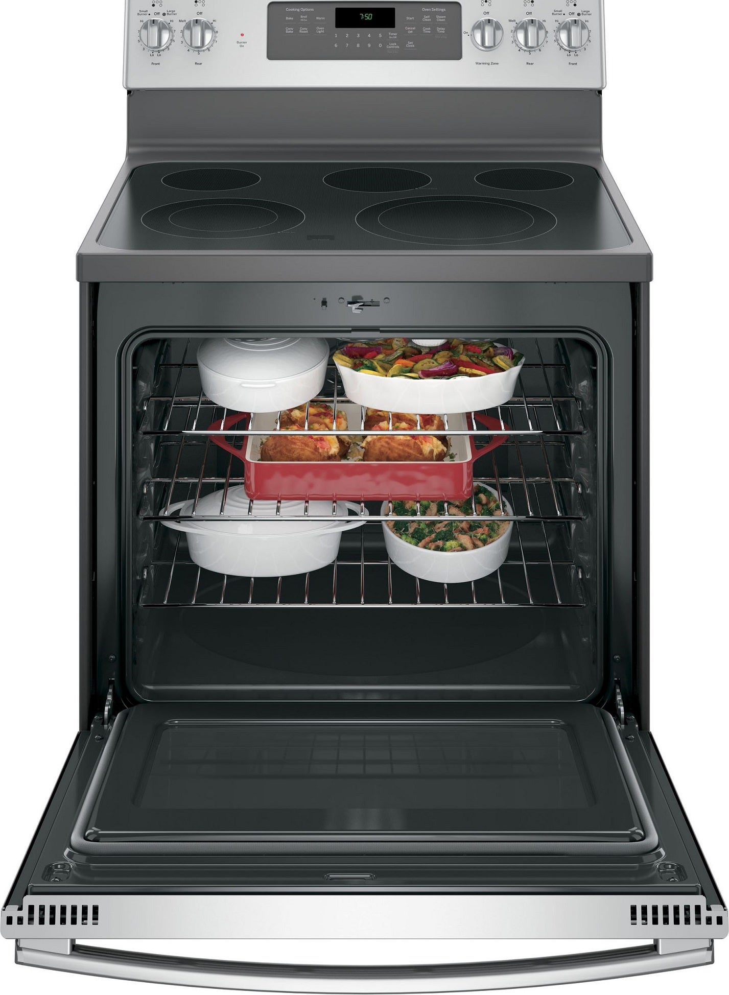 GE JB750SJSS 30 Inch Freestanding Electric Convection Range