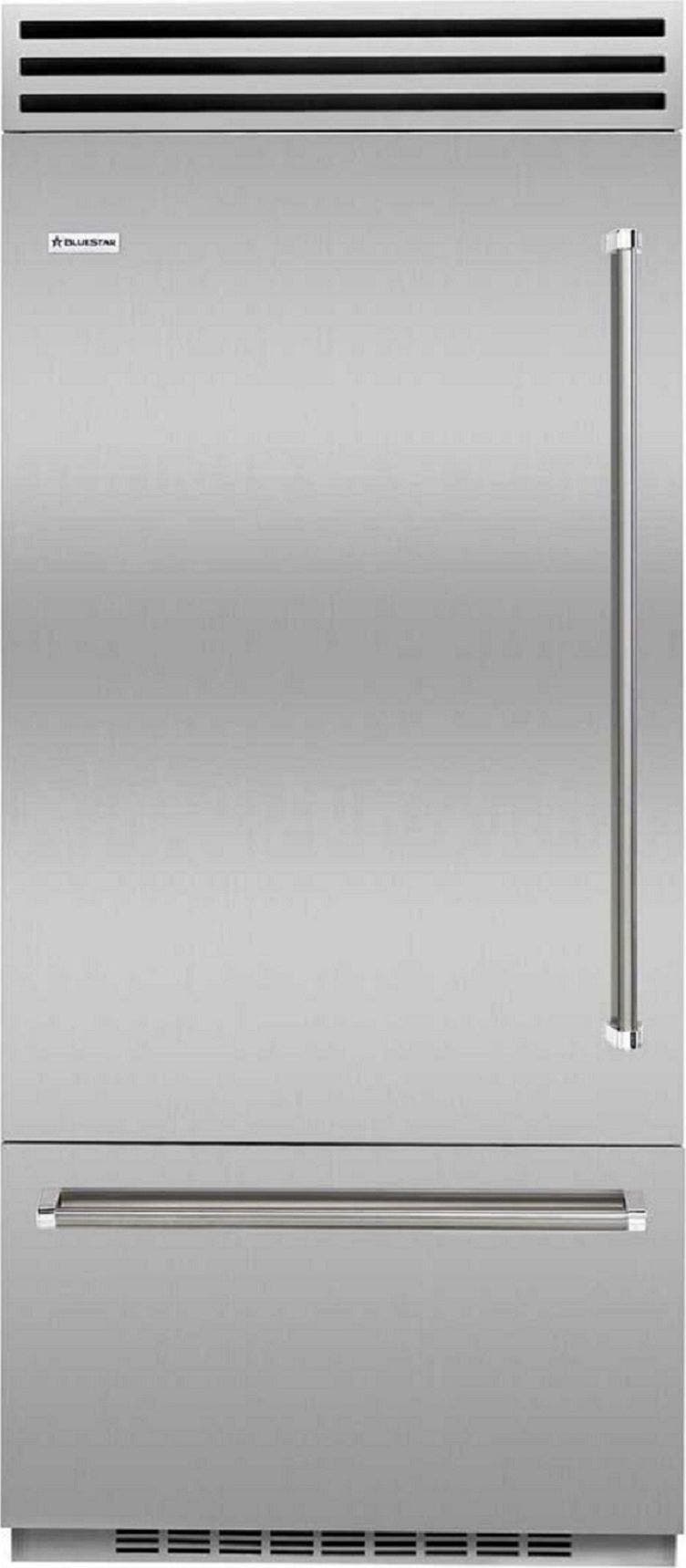 Bluestar BBB36L2PLT Stainless Steel with Left Hinge and Plated Trim