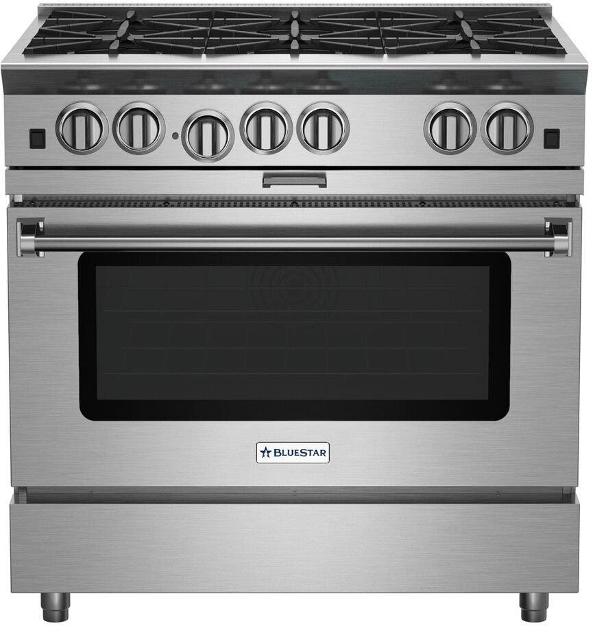 Bluestar BSP366BLPLT Stainless Steel with Plated Trim and Liquid Propan...