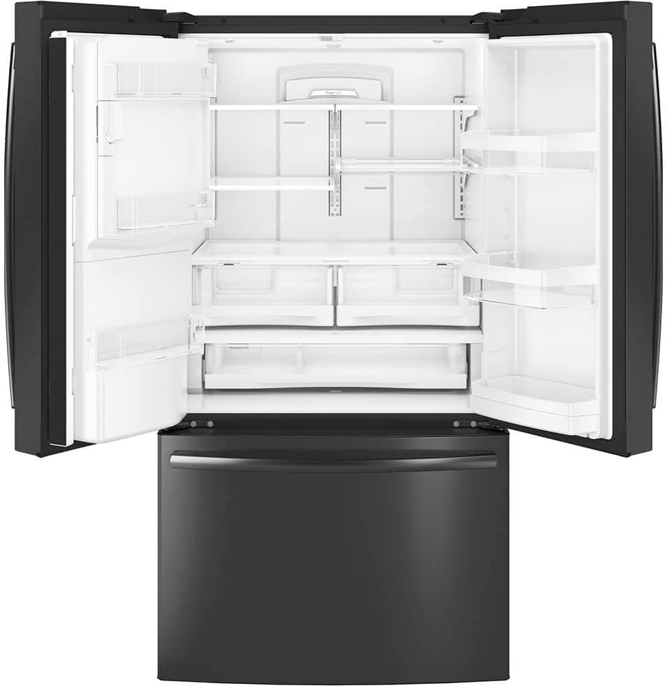 GE GFE28GBLTS Black Stainless Steel
