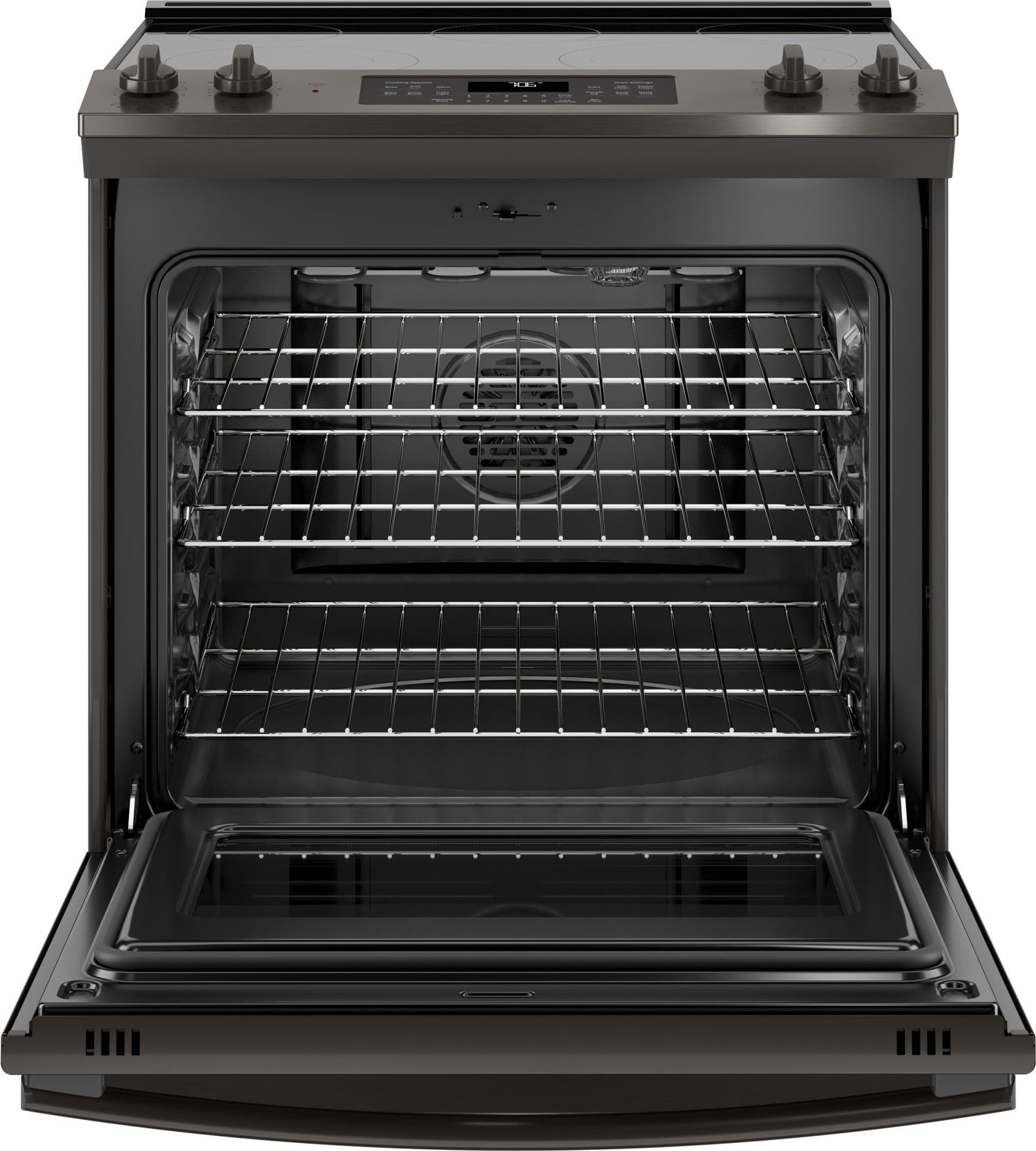GE JS760BLTS Black Stainless