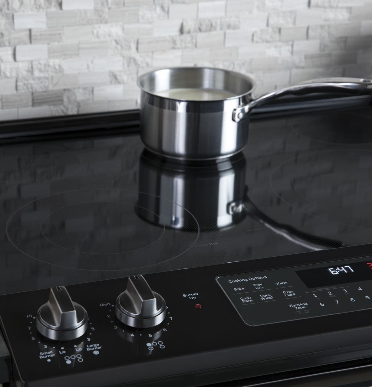 GE JS760BLTS Black Stainless