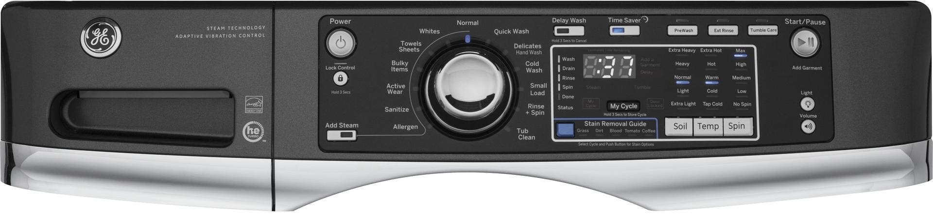 GE GFW490RPKDG Diamond Gray