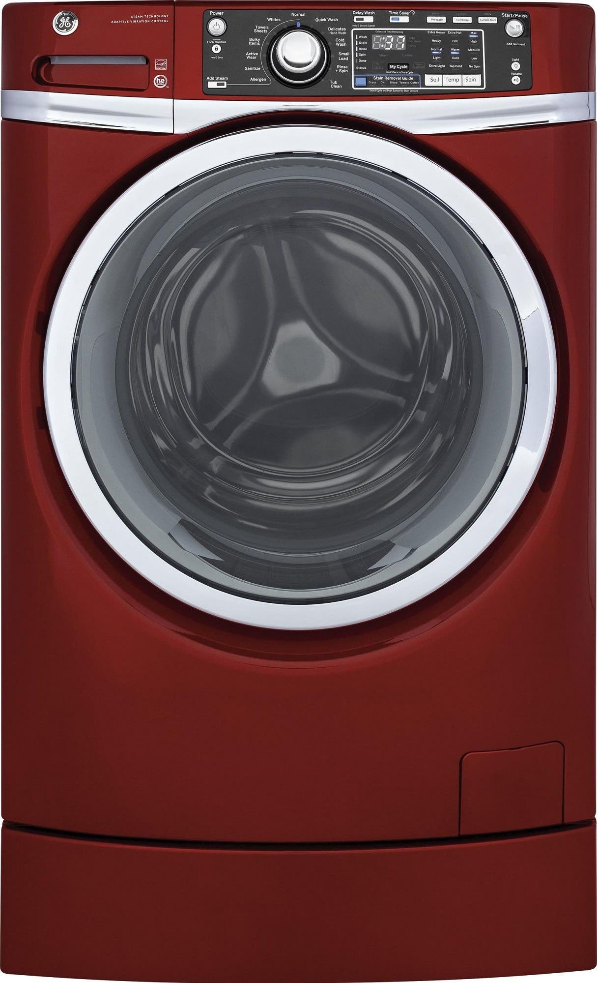 GE GFW490RPKRR Ruby Red