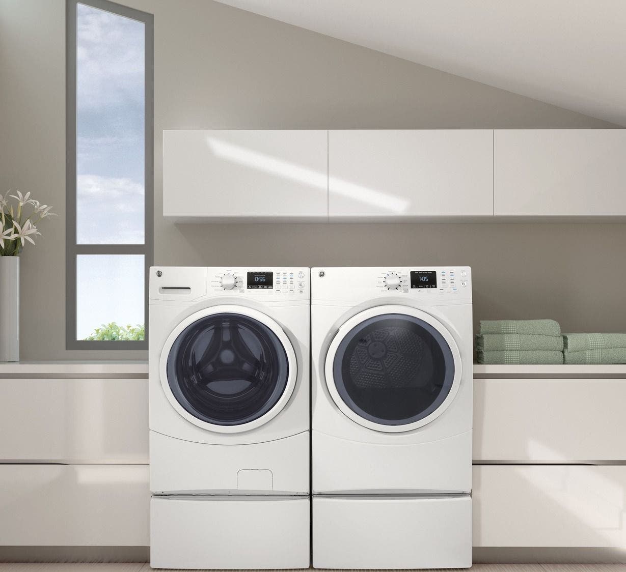 GE GFD43ESSMWW White