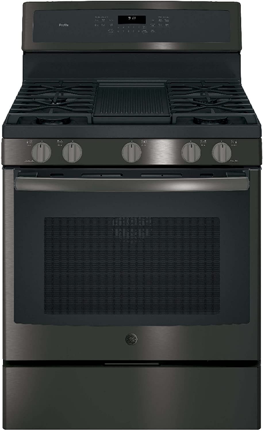 GE PGB911BEJTS Black Stainless Steel