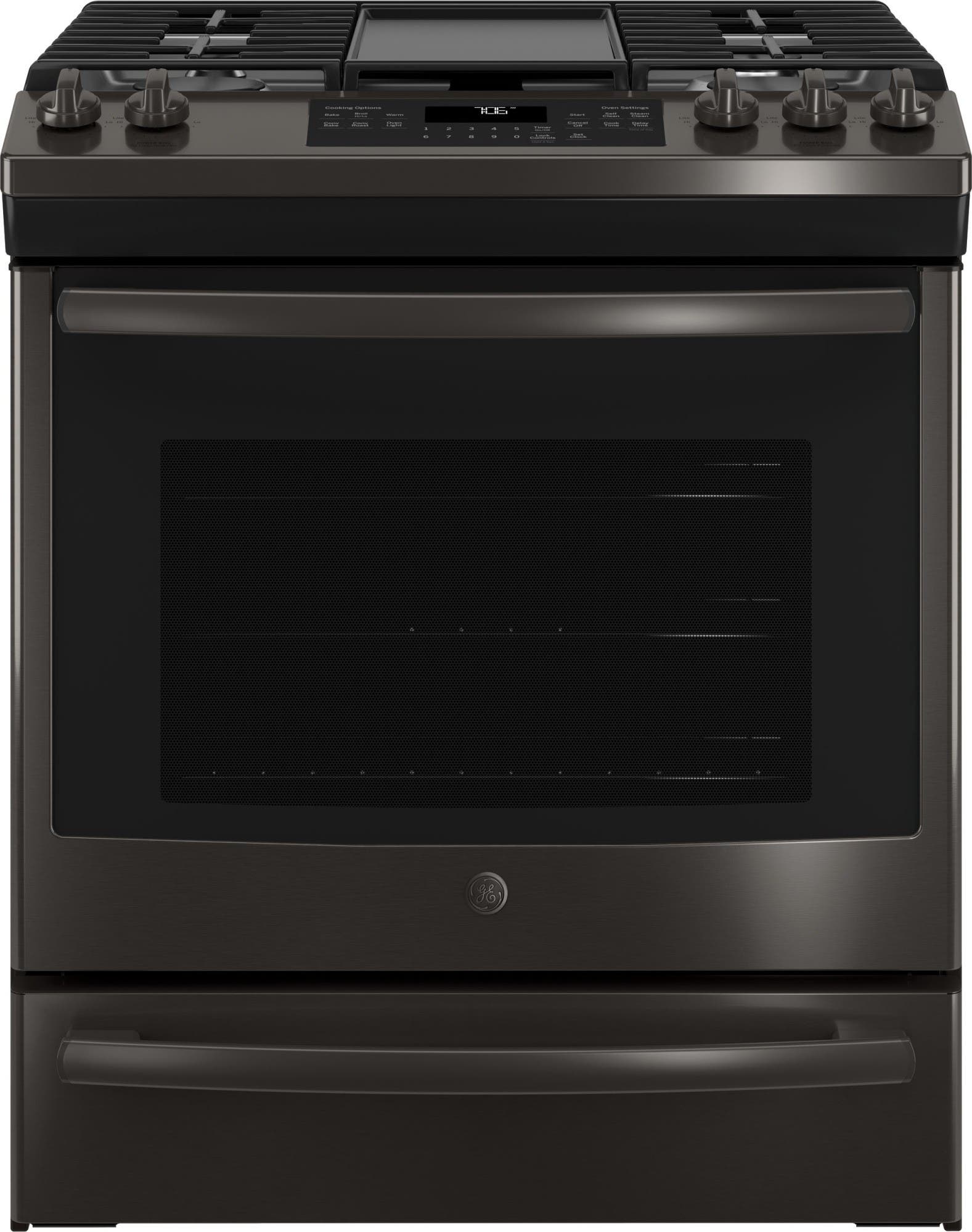 GE JGS760BELTS Black Stainless