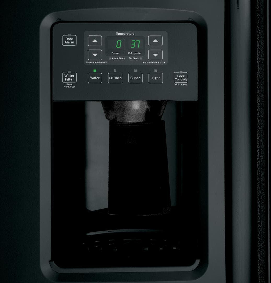GE GSS25GGHBB Black