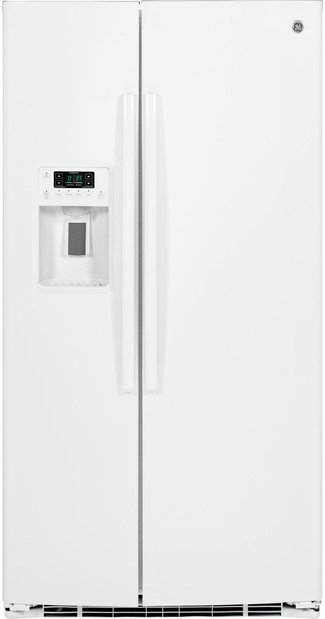 GE GSE25HGHWW White