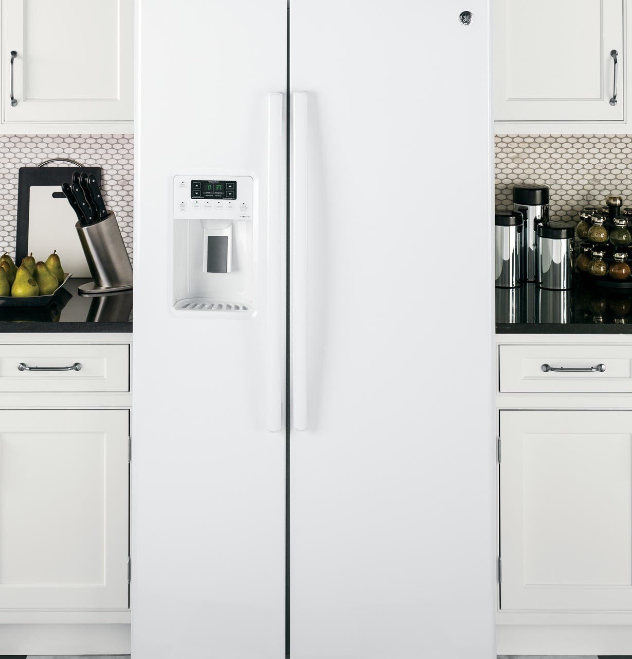 GE GSE25HGHWW White
