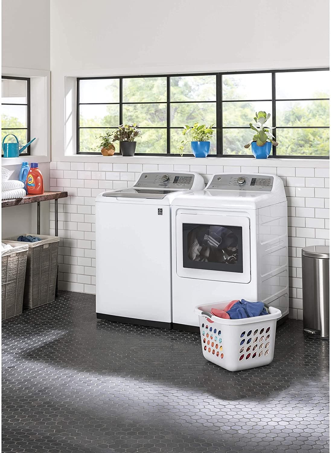 GE GTD75GCSLWS White with Silver