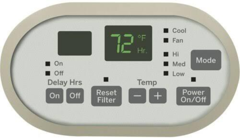 GE AJCQ12ACG Soft Gray