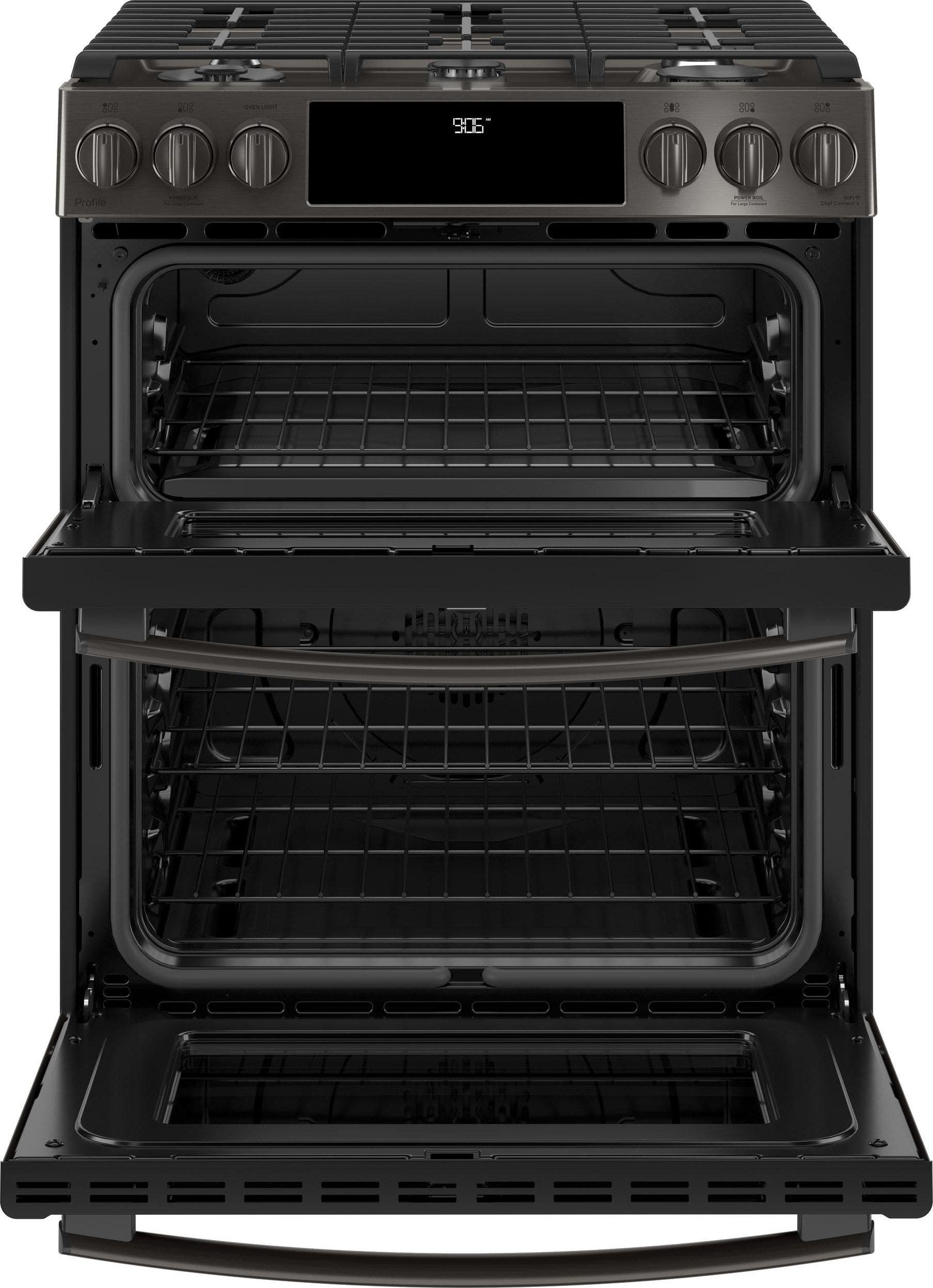 GE PGS960BELTS Black Stainless