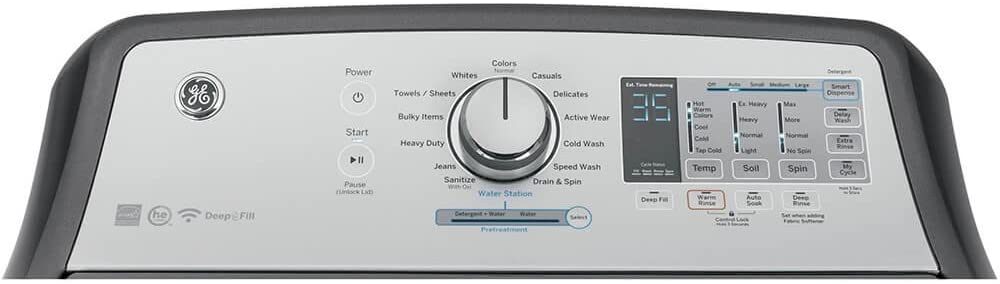 GE GTW750CPLDG Diamond Gray