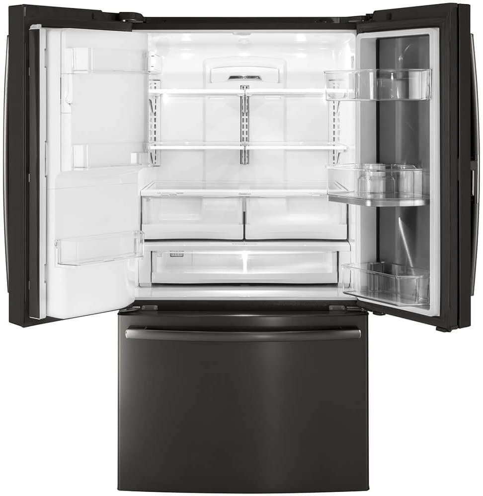 GE GFD28GBLTS Black Stainless Steel