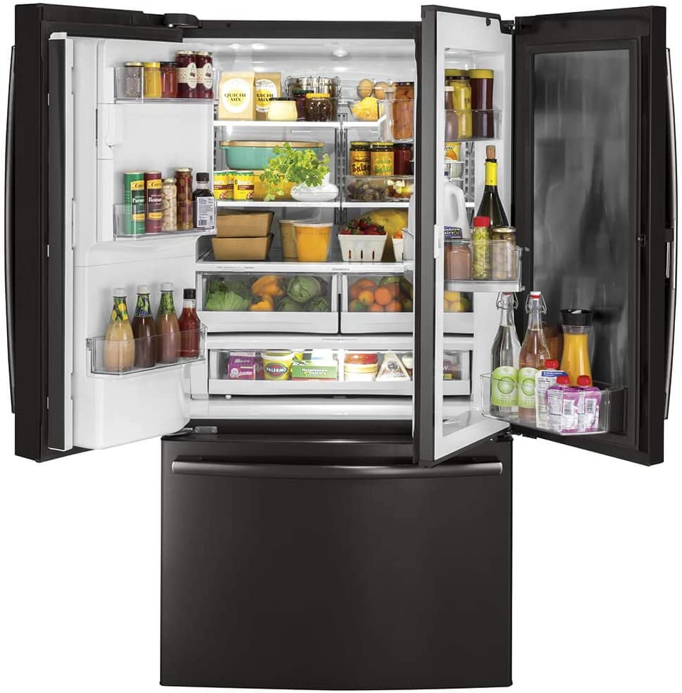 GE GFD28GBLTS Black Stainless Steel