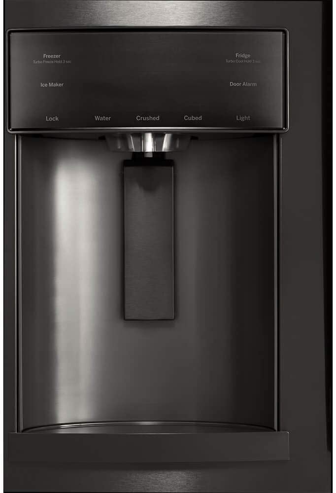 GE GFD28GBLTS Black Stainless Steel