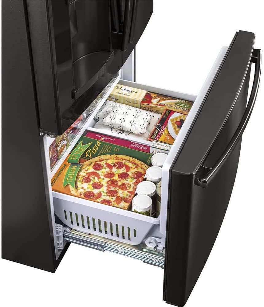 GE GFD28GBLTS Black Stainless Steel